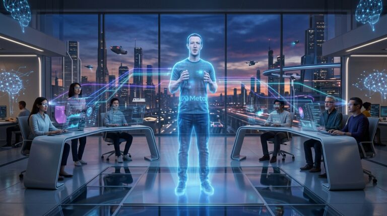 Mark Zuckerberg AI clone