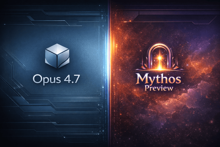 Opus 4.7 vs Mythos Preview screenshot