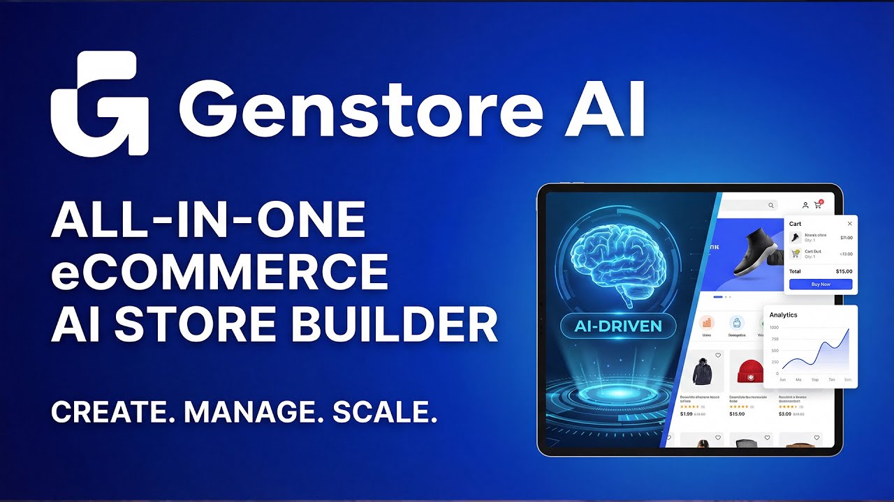 Genstore AI Review: The First Full-Stack AI Agent Team That Builds and Runs Your Online Store