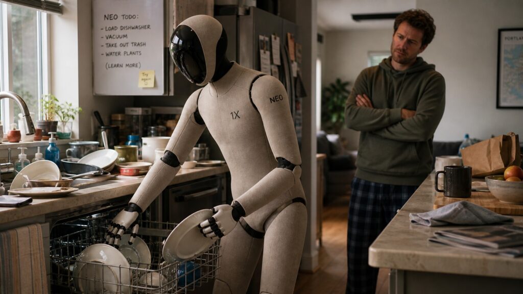 1X NEO humanoid robot