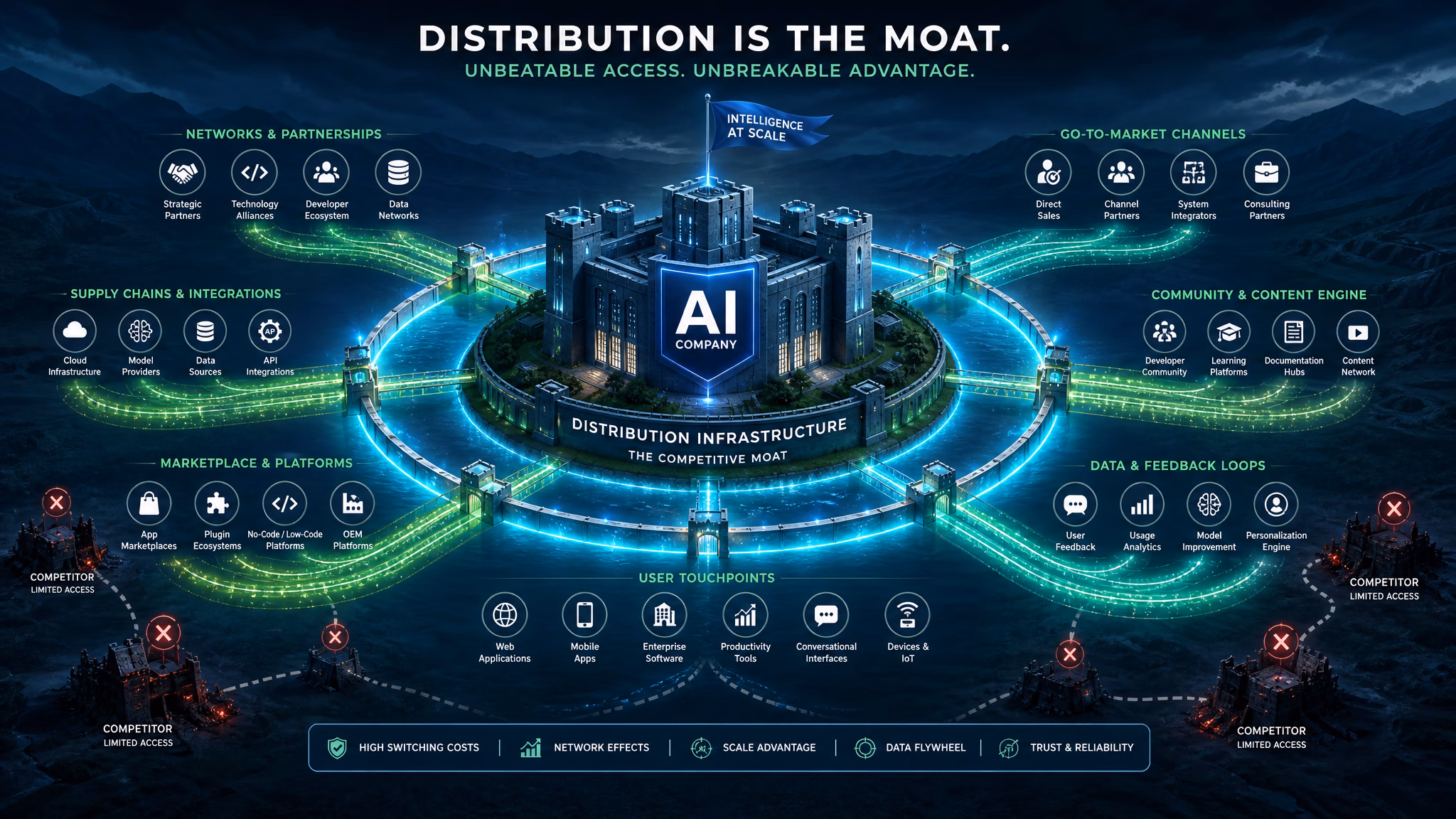 Your Product Isn’t the Moat. Your Distribution Is.