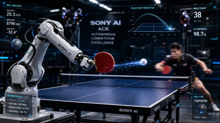 Sony AI table tennis robot