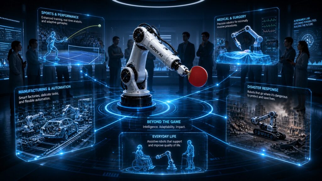 Sony AI table tennis robot