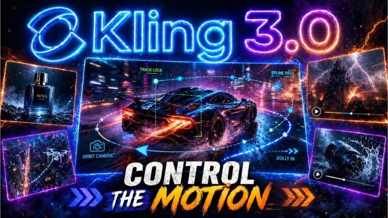 Kling 3.0 video workflow with multi-shot scenes, character control and native audio