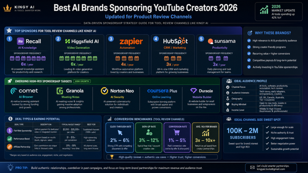 Best AI YouTube Channels for AI Companies to Sponsor in 2026