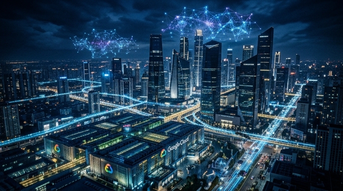 Google Blackstone AI infrastructure partnership