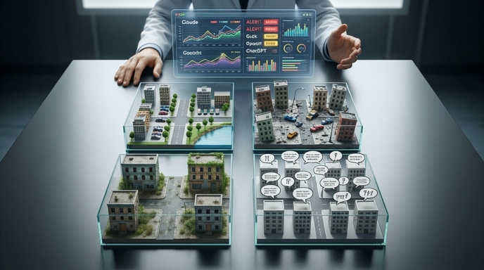 AI models simulated towns