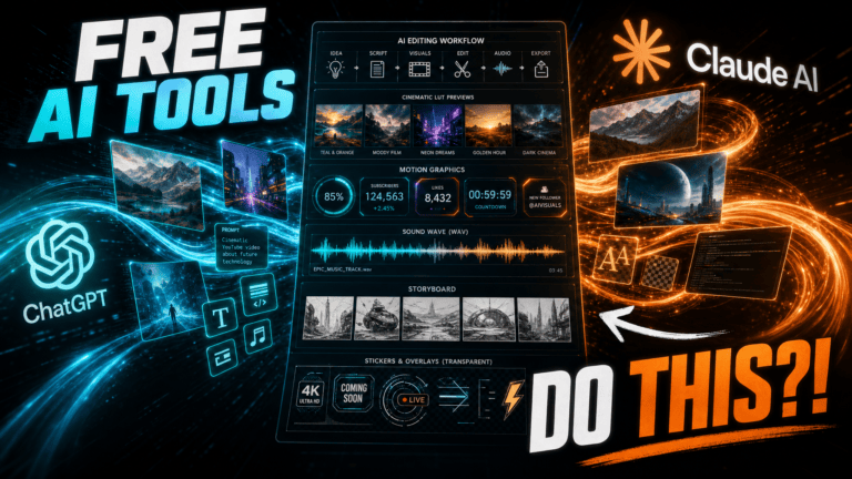 5 Free AI Video Editing Tricks You Can Do Today With ChatGPT + Claude screenshot