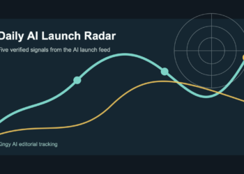 Daily AI Launch Radar signal map editorial image