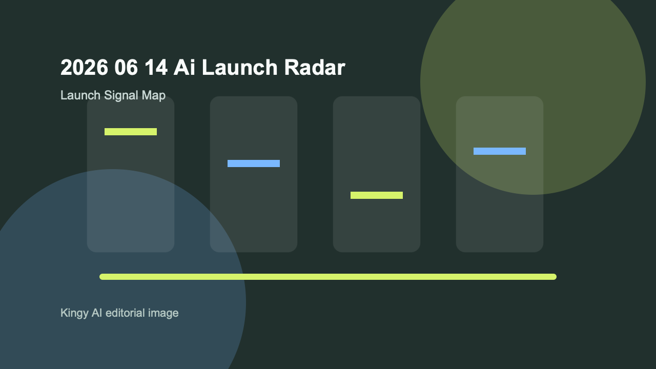 Kingy AI Daily Launch Radar for 2026-06-14
