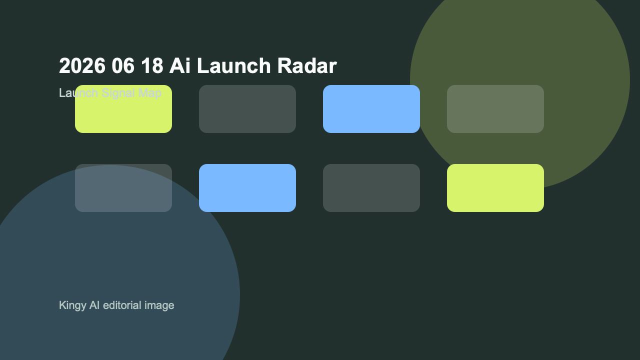 Daily AI Launch Radar: June 18, 2026