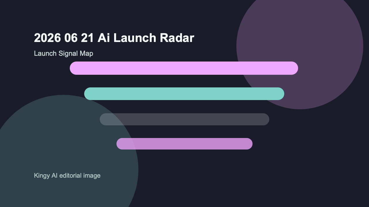 Daily AI Launch Radar: June 21, 2026