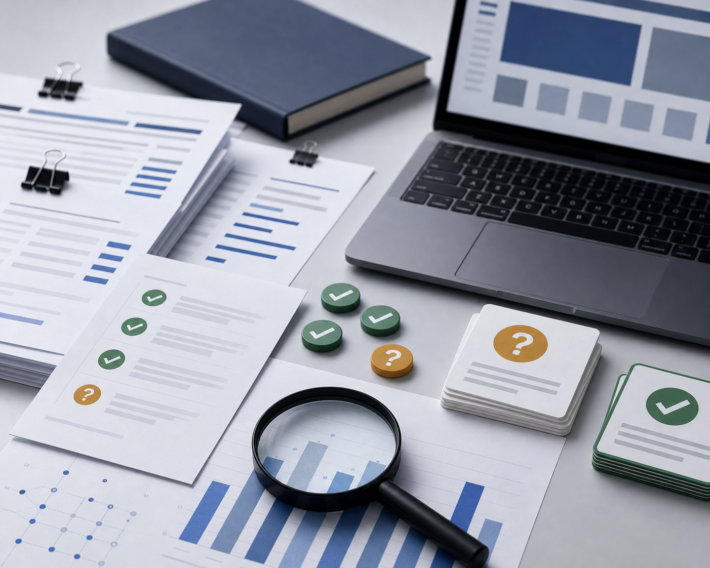 AI-generated illustration of benchmark audit workflow