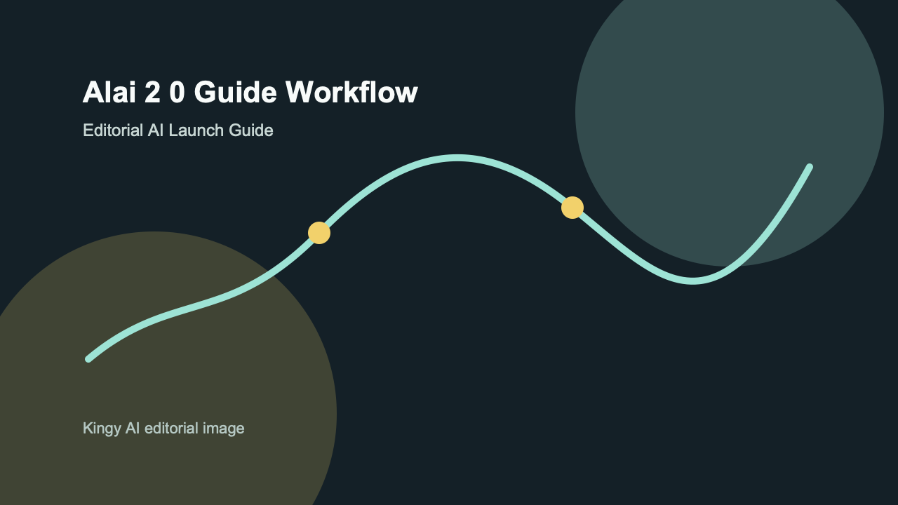 AI-generated editorial workflow image for Alai 2.0 in the AI creator tools category