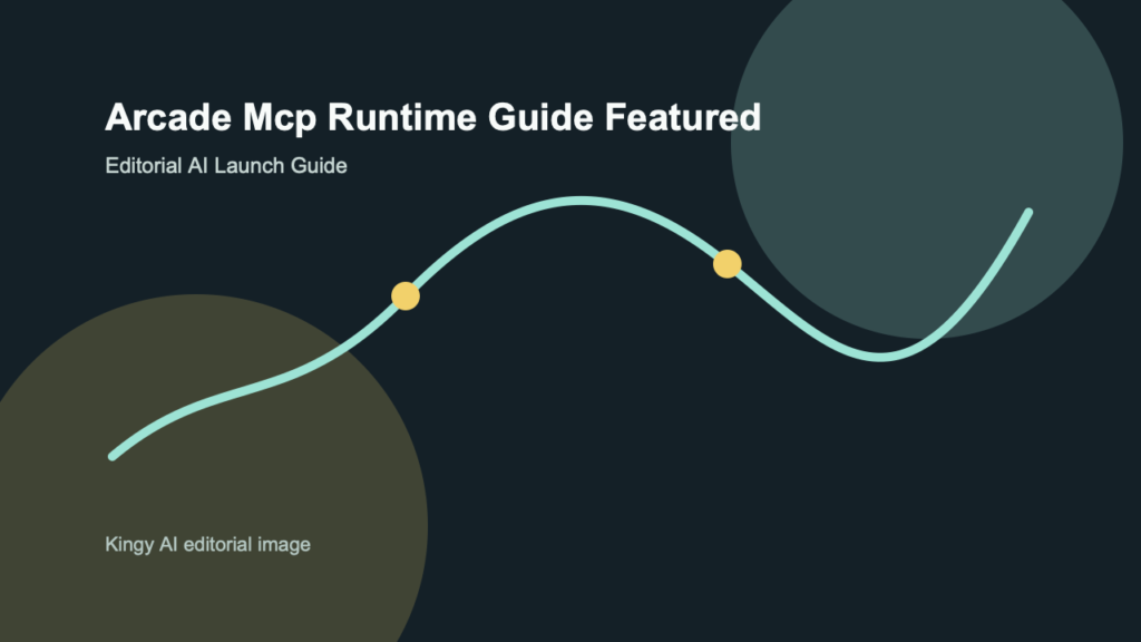 AI-generated editorial featured image for Arcade MCP Runtime