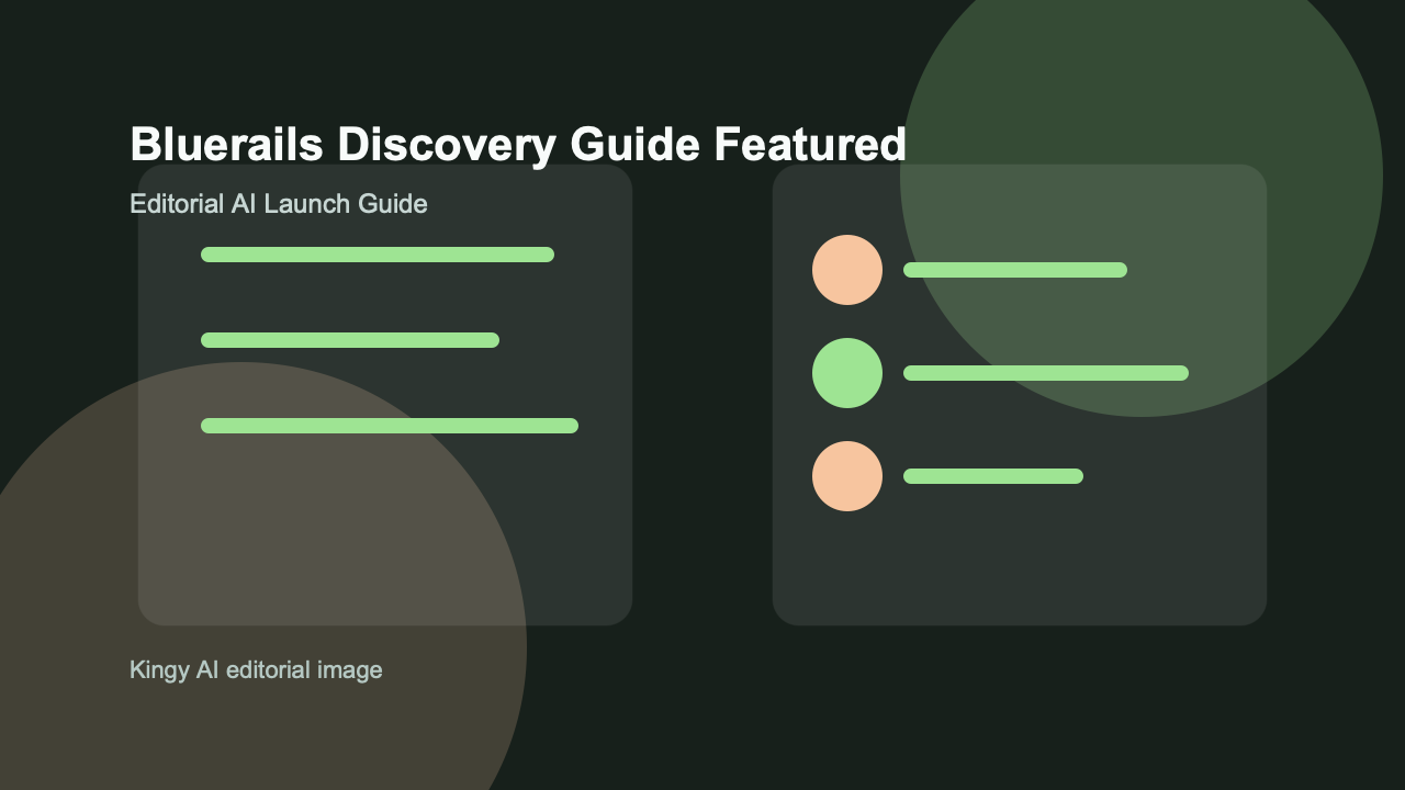 AI-generated editorial featured image for Bluerails Discovery