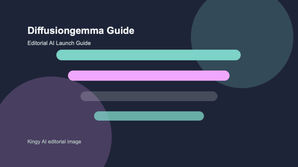 AI-generated editorial featured image for DiffusionGemma