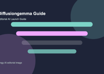 AI-generated editorial featured image for DiffusionGemma