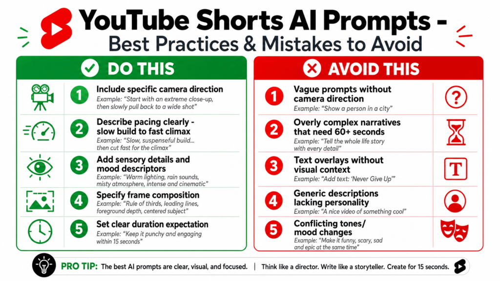 Best AI Video Prompts for YouTube Shorts screenshot