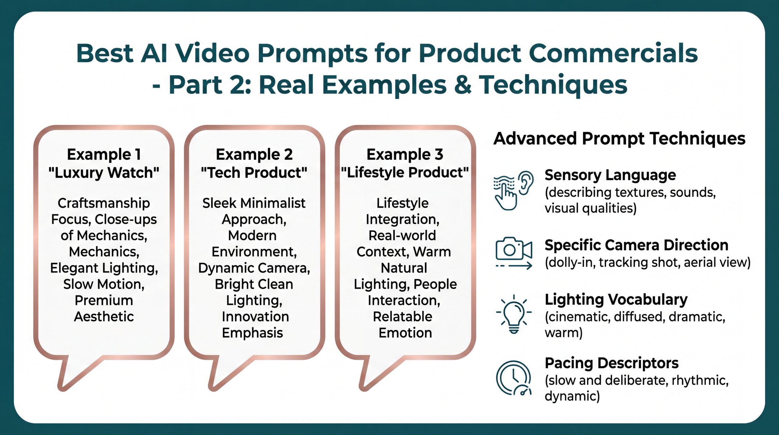 Best AI Video Prompts for Product Commercials