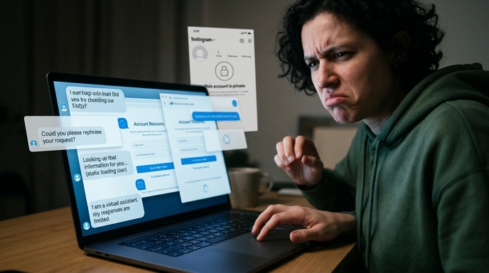 Meta AI Instagram account recovery flaw
