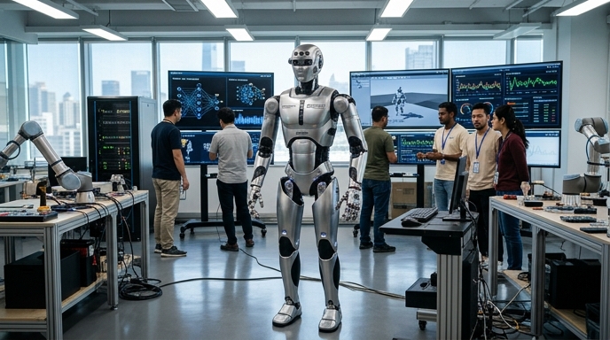 Nvidia and Unitree Just Built a Humanoid Robot Starter Kit. Yes, It’s Basically a Six-Foot Research Beefcake.