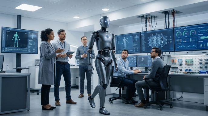 Nvidia Unitree humanoid robot