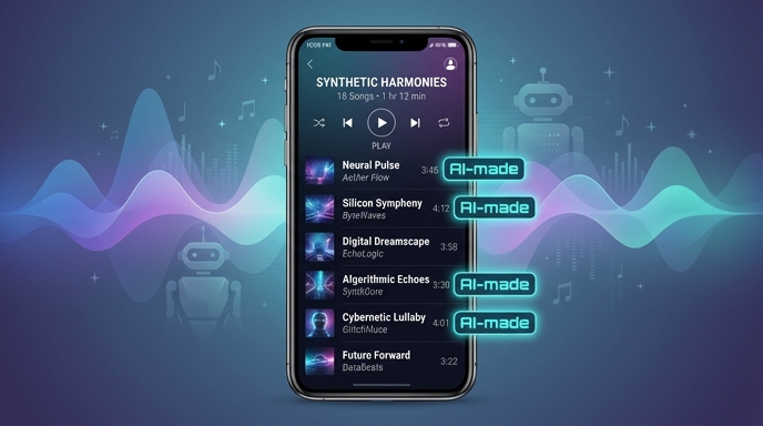 Deezer AI music detector