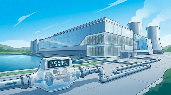 Amazon Finally Says How Much Water Its Data Centers Use. The Number Is Big. The Debate Is Bigger.