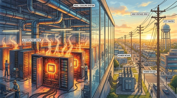 Amazon data center water