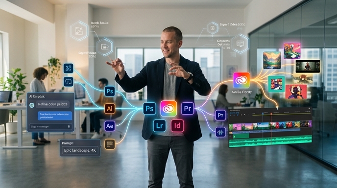 The Adobe AI assistants
