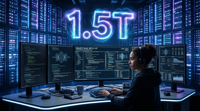 Cursor 1.5 trillion parameter AI model