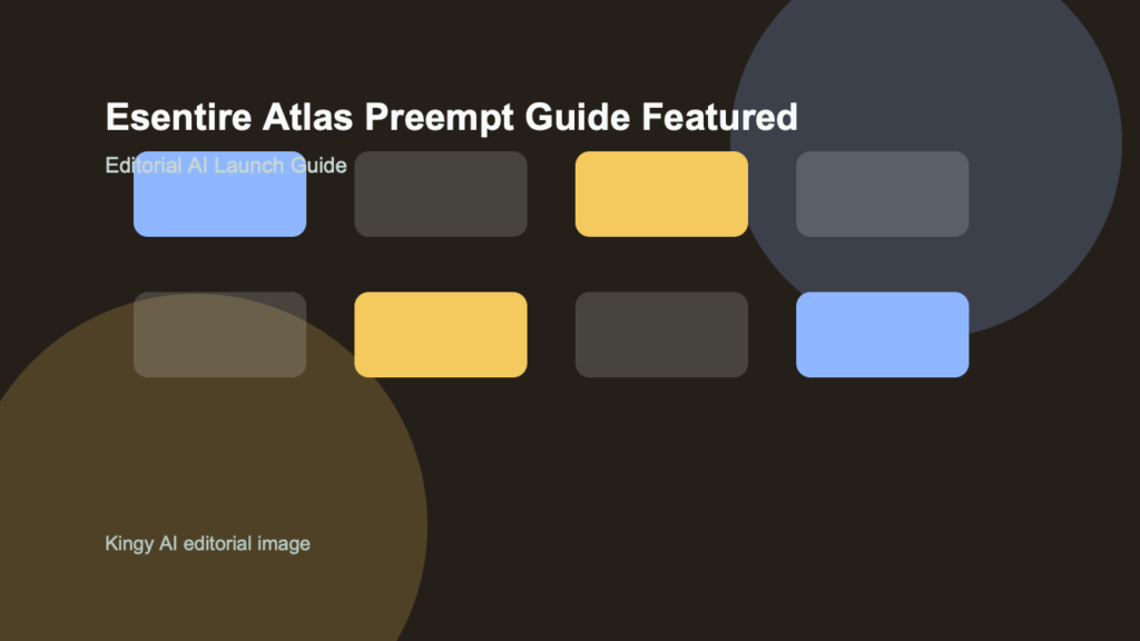 AI-generated editorial featured image for eSentire Atlas Preempt