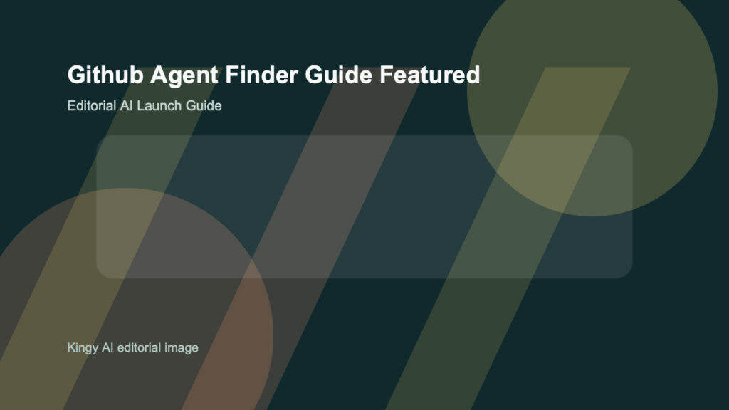 AI-generated editorial featured image for GitHub Agent Finder