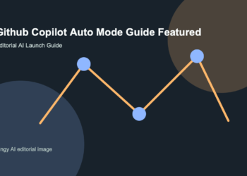 AI-generated editorial featured image for GitHub Copilot Auto Mode