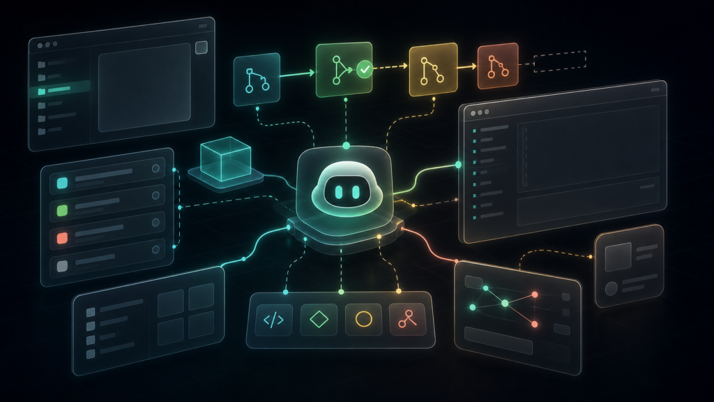 Editorial image for GitHub Copilot coding agent AI launch