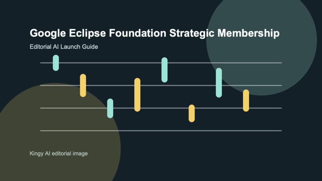 AI-generated editorial featured image for Google Eclipse Foundation Strategic Membership