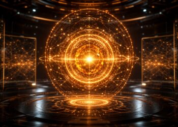 Cinematic solar-themed AI model core representing GPT-5.6 Sol without official OpenAI branding