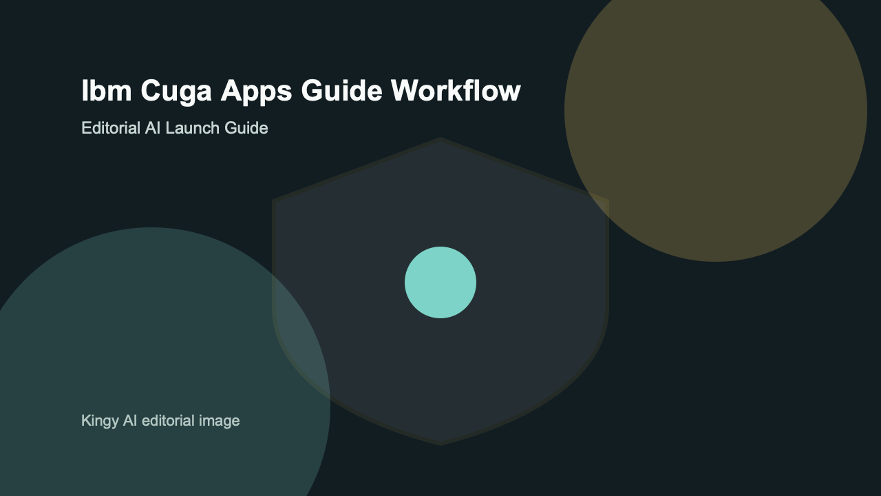 AI-generated editorial workflow image for IBM CUGA Apps in the open-source AI projects category