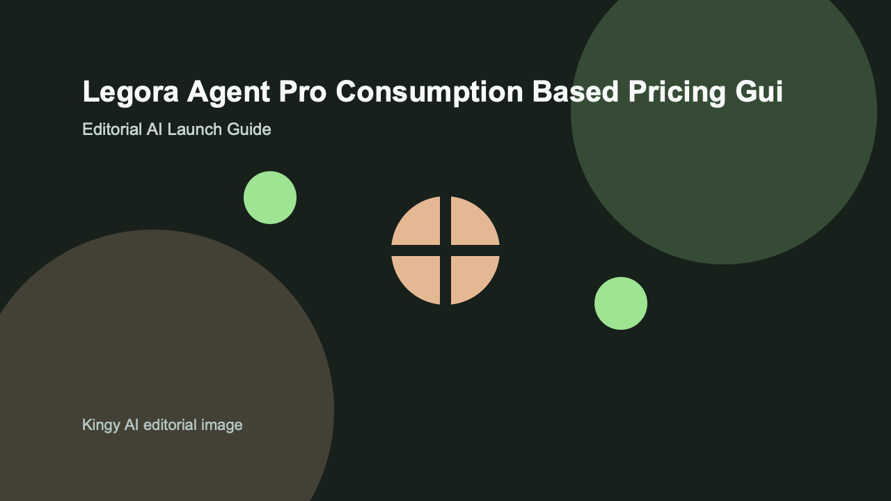 AI-generated editorial workflow image for Legora Agent Pro Consumption-Based Pricing in the AI agents category