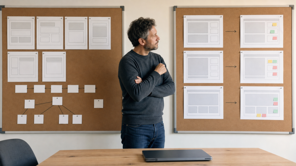 Software engineer compares structured planning and completion review boards