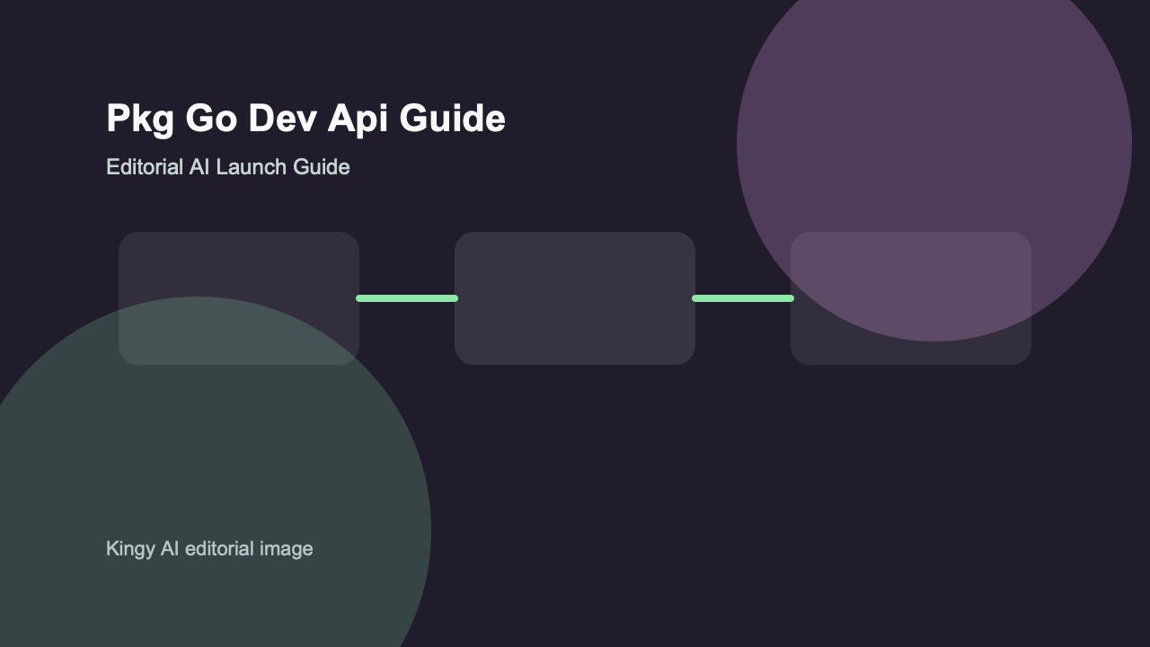 AI-generated editorial featured image for pkg.go.dev API