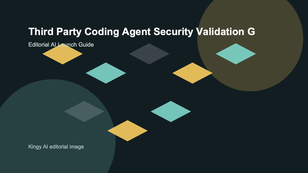 AI-generated editorial featured image for Third-Party Coding Agent Security Validation
