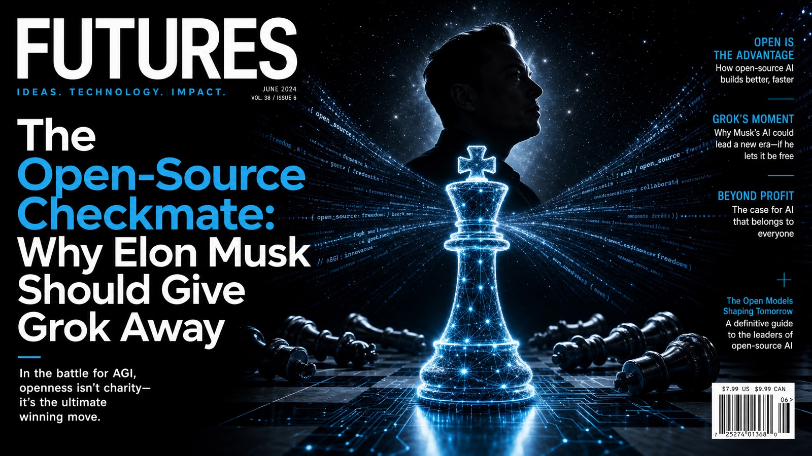 The Open-Source Checkmate: Why Elon Musk Should Give Grok Away