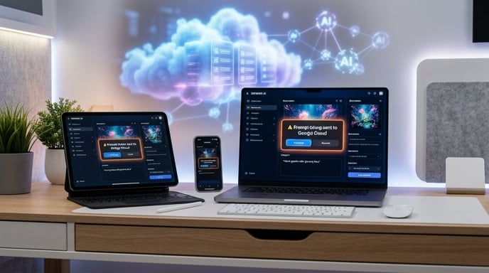 Apple Google Cloud AI warning
