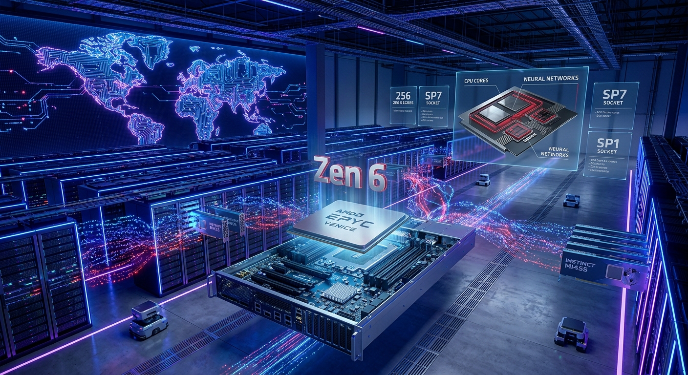 AMD’s Zen 6 Arrives: Why EPYC Venice Could Reshape AI and Server Computing