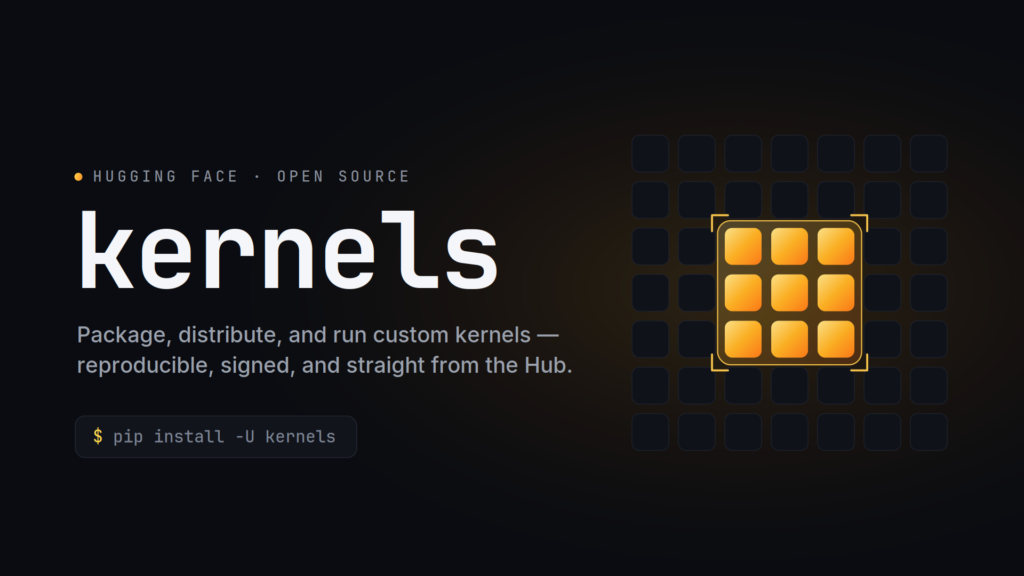 Hugging Face Kernels official source image