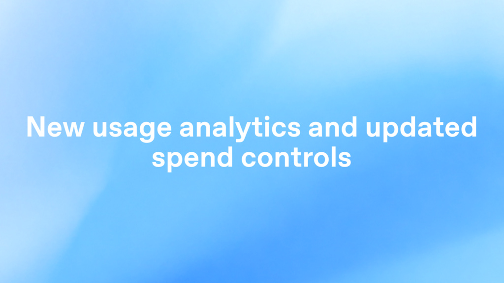 Official launch image for ChatGPT Enterprise Usage Analytics and Spend Controls