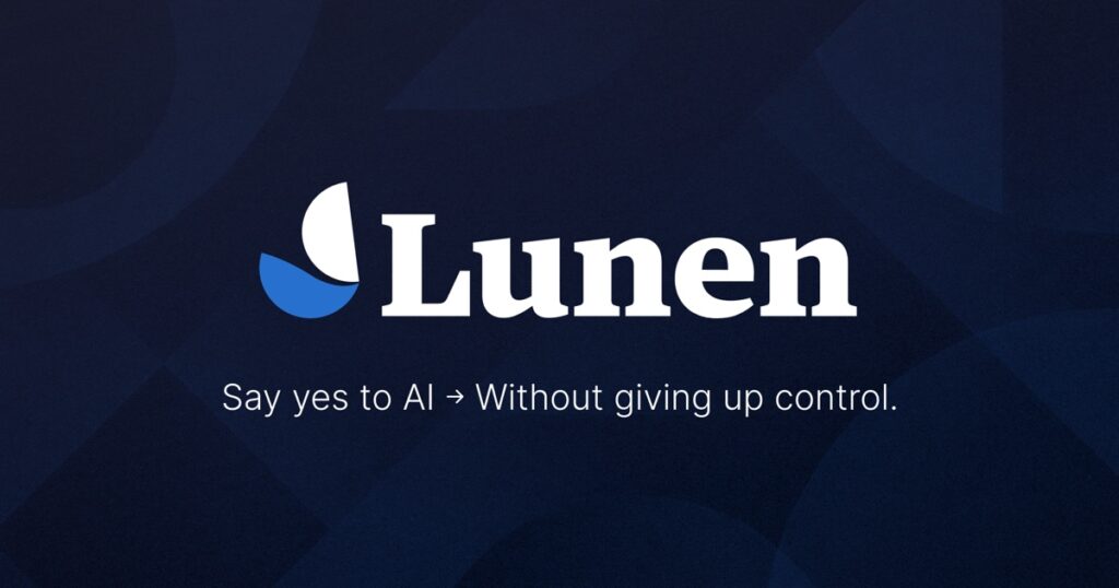 Lunen official image for its governed enterprise agent orchestration layer