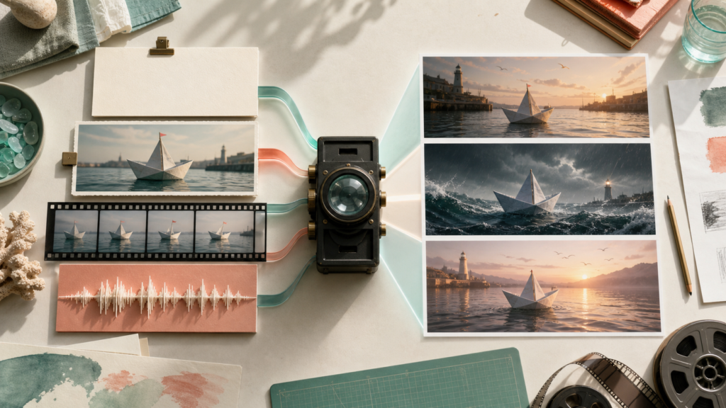 Seedance 2.0 multimodal inputs becoming a coherent video sequence